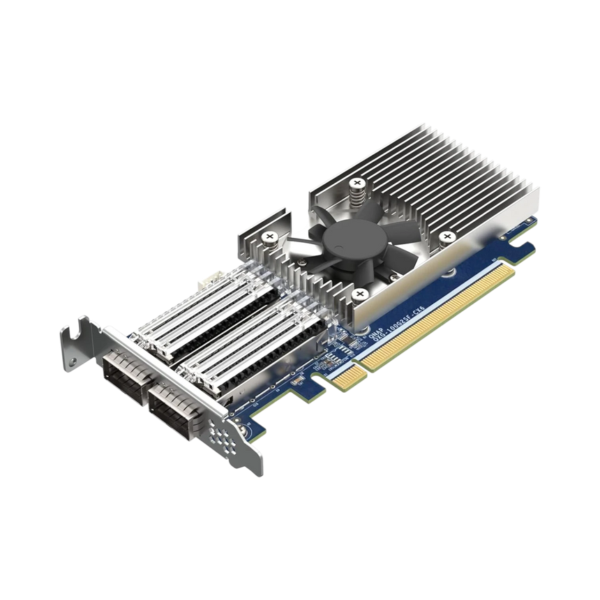 QNAP Dual-Port 100GbE PCIe 4.0 Network Expansion Card — Being Shipped