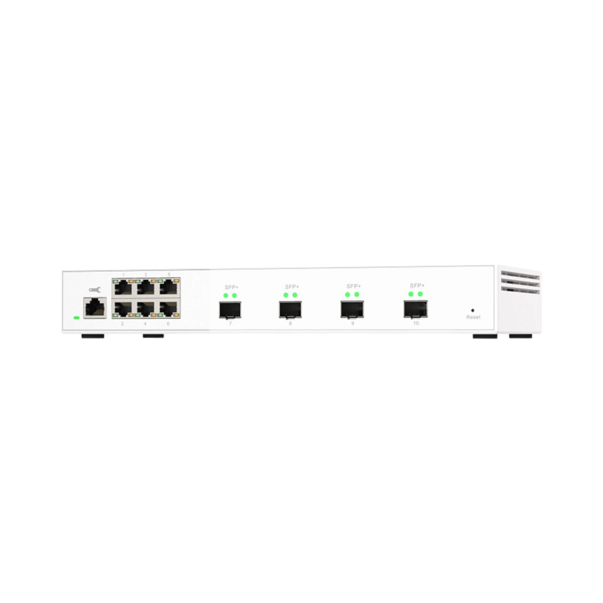 QNAP QSW-M2106-4S 10-Port 10GbE/2.5GbE Layer 2 Web Managed Switch — Being Shipped