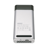 QNAP Thunderbolt 3 to 10 Gb/s NBASE-T RJ45 Adapter (Silver/Black) — Being Shipped