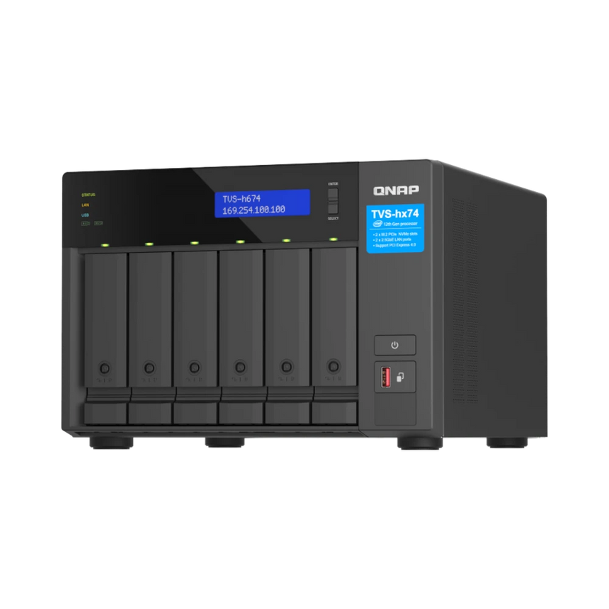 QNAP TVS-h674 6-Bay NAS Enclosure — Being Shipped