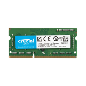 Crucial 2GB DDR3L 1600MHz SO-DIMM Laptop Memory Module — Being Shipped