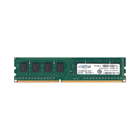 Crucial 4GB DDR3 1600 MHz UDIMM Desktop Memory Module — Being Shipped