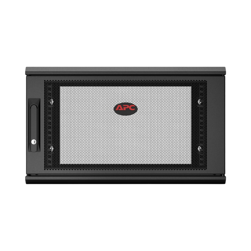 APC NetShelter 6U Wallmount Rack Enclosure Cabinet Single Hinged Server Depth — Being Shipped