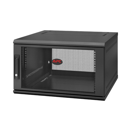 APC NetShelter 6U Wallmount Rack Enclosure Cabinet Single Hinged Server Depth — Being Shipped