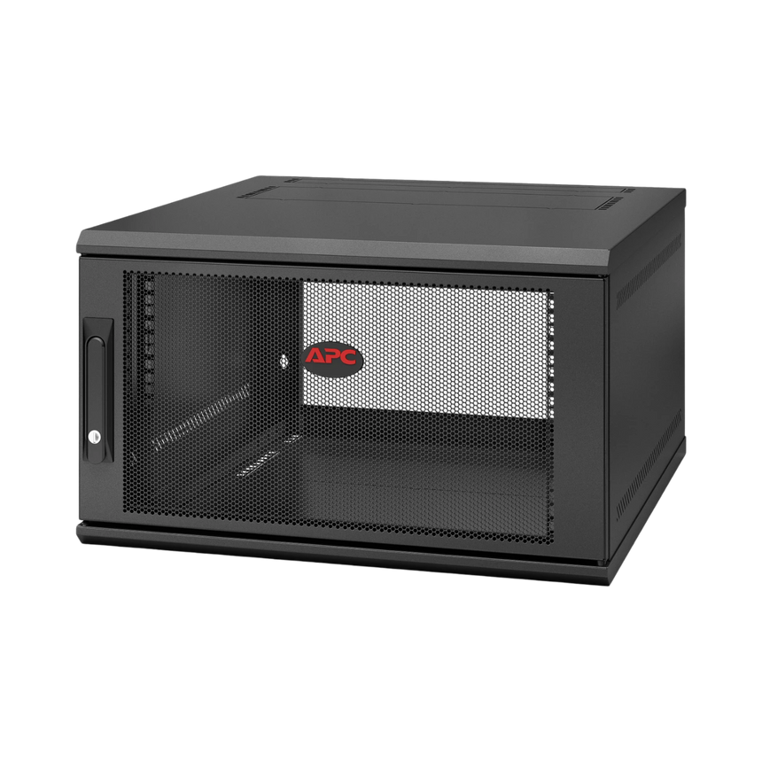 APC NetShelter 6U Wallmount Rack Enclosure Cabinet Single Hinged Server Depth — Being Shipped