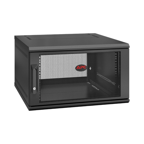 APC NetShelter 6U Wallmount Rack Enclosure Cabinet Single Hinged Server Depth — Being Shipped