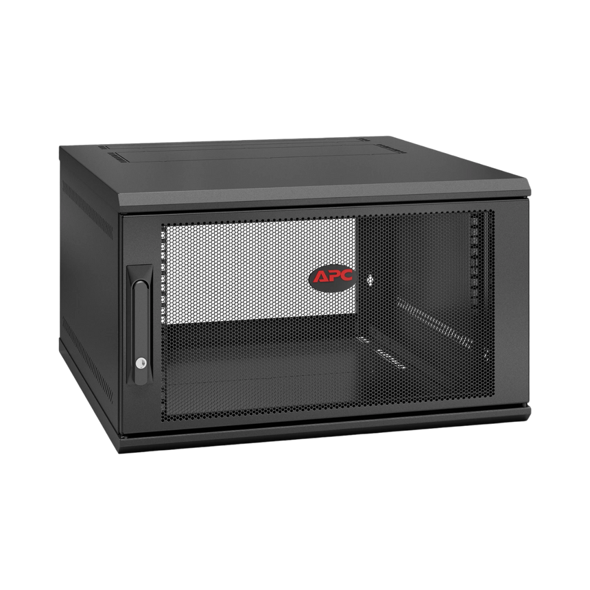 APC NetShelter 6U Wallmount Rack Enclosure Cabinet Single Hinged Server Depth — Being Shipped