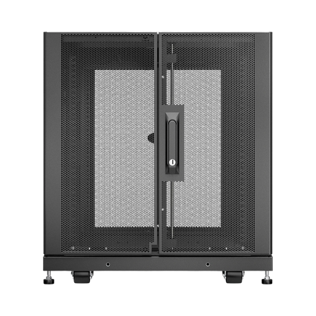 APC NetShelter SX, Server Rack Enclosure, 12U, Black, 658H x 600W x 900D mm — Being Shipped
