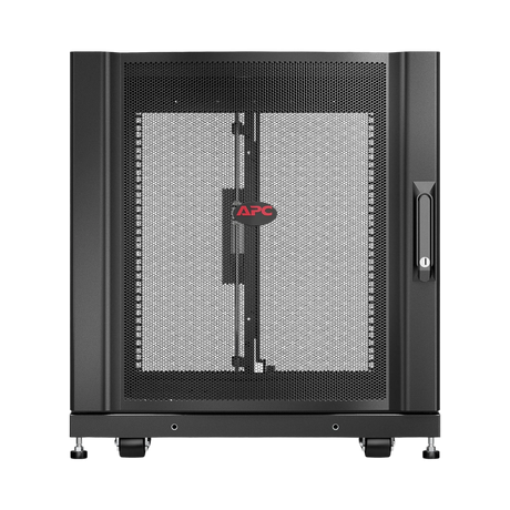 APC NetShelter SX, Server Rack Enclosure, 12U, Black, 658H x 600W x 900D mm — Being Shipped