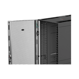 APC NetShelter SX, Networking Rack Enclosure, 42U, Black, 1991H x 750W x 1070D mm with Casters, Feet, Vertical Cable Managers, Side Panels — Being Shipped