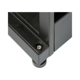 APC NetShelter SX, Networking Rack Enclosure, 42U, Black, 1991H x 750W x 1070D mm with Casters, Feet, Vertical Cable Managers, Side Panels — Being Shipped
