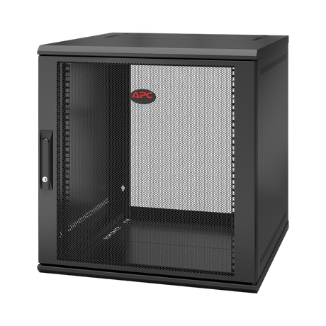 APC NetShelter 12U Wallmount Rack Enclosure Cabinet Single Hinged Server Depth — Being Shipped