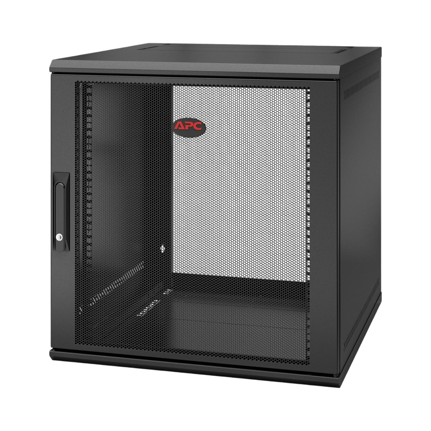 APC NetShelter 12U Wallmount Rack Enclosure Cabinet Single Hinged Server Depth — Being Shipped