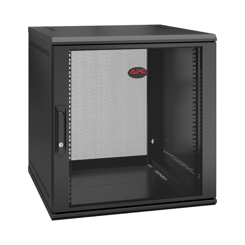 APC NetShelter 12U Wallmount Rack Enclosure Cabinet Single Hinged Server Depth — Being Shipped