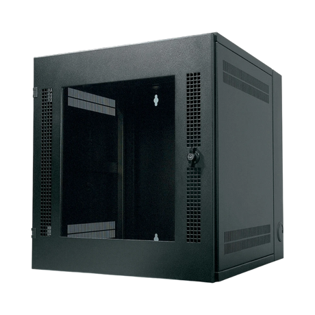 APC NetShelter WX 13U Wall Mount Rack Cabinet with Glass Door (Black) — Being Shipped