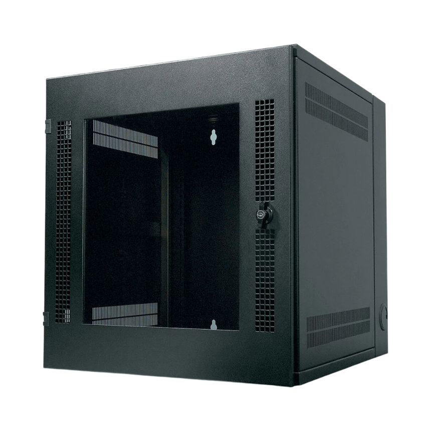 APC NetShelter WX 13U Wall Mount Rack Cabinet with Glass Door (Black) — Being Shipped