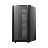 APC NetShelter AV, Server Rack Enclosure, 24U, 10-32 Threaded Rails, Black, 1199H x 600W x 806D mm — Being Shipped