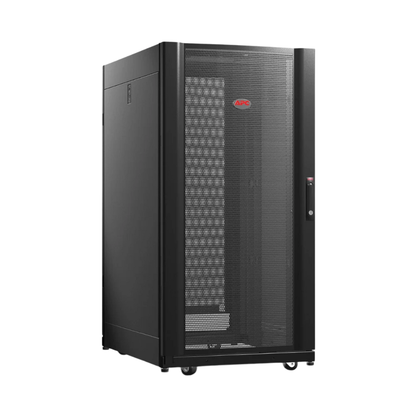 APC NetShelter AV, Server Rack Enclosure, 24U, 10-32 Threaded Rails, Black, 1199H x 600W x 806D mm — Being Shipped