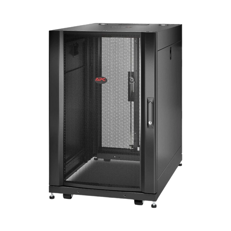 APC NetShelter SX, Server Rack Enclosure, 18U, Black, 925H x 600W x 900D mm — Being Shipped