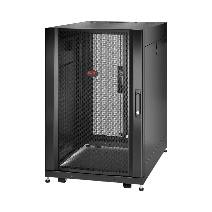 APC NetShelter SX, Server Rack Enclosure, 18U, Black, 925H x 600W x 900D mm — Being Shipped