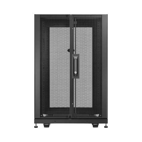 APC NetShelter SX, Server Rack Enclosure, 18U, Black, 925H x 600W x 900D mm — Being Shipped