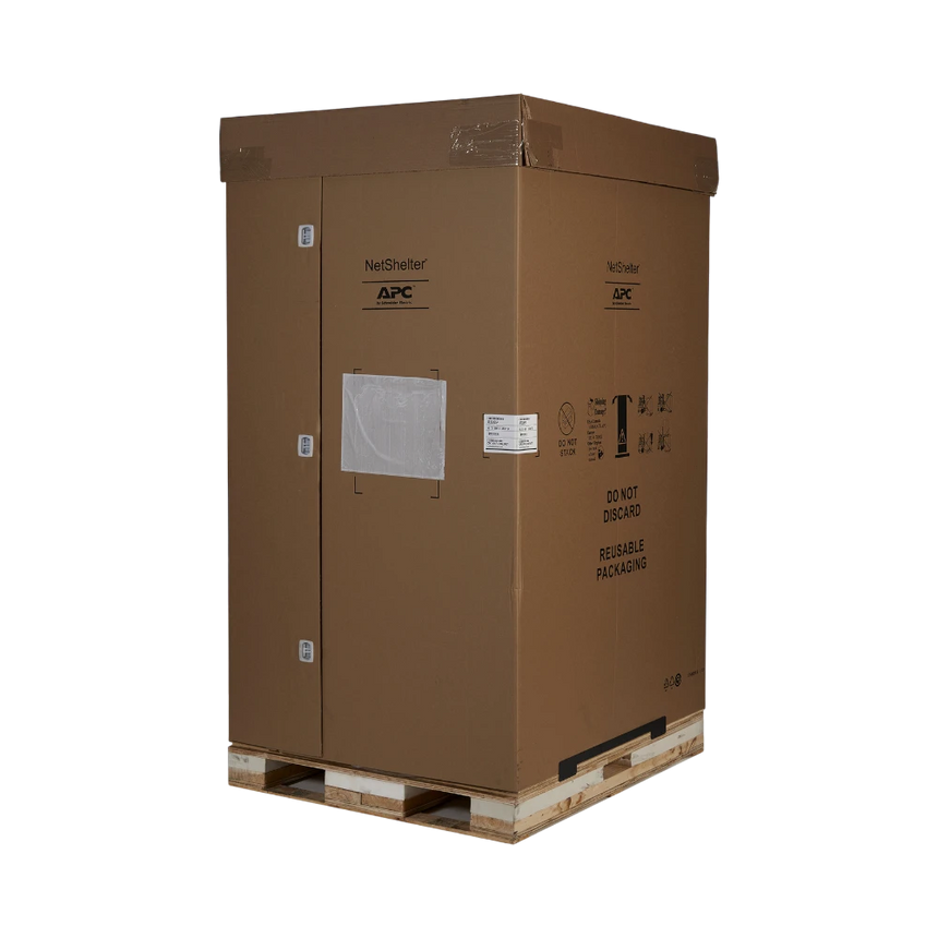 APC NetShelter SX, Server Rack Enclosure, 42U, Shock Packaging, 2000 lbs, Black, 1991H x 600W x 1200D mm — Being Shipped