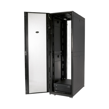 APC NetShelter SX, Server Rack Enclosure, 42U, Black, 1991H x 600W x 1200D mm — Being Shipped
