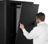 APC NetShelter SV 42U 600mm Wide x 1060mm Deep Enclosure with Sides, Black, Single Rack Unassembled — Being Shipped