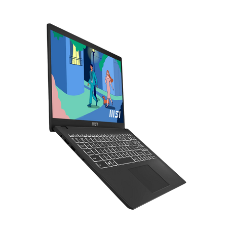 MSI 15.6" Modern 15 B7M Laptop, AMD Ryzen 7 7730U, 16GB RAM, 512GB SSD (Classic Black) — Being Shipped
