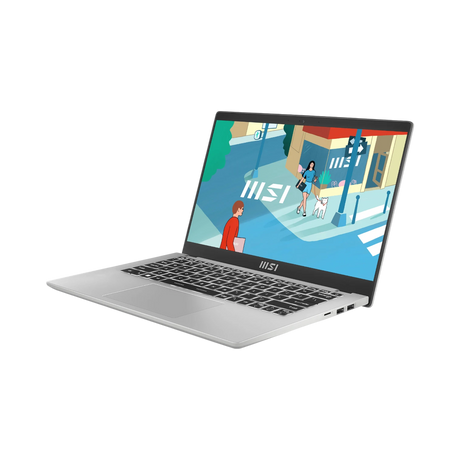 MSI 14" Modern 14 C13M Laptop, Intel Core i7-1355U, 16GB RAM, 1TB SSD (Urban Silver) — Being Shipped