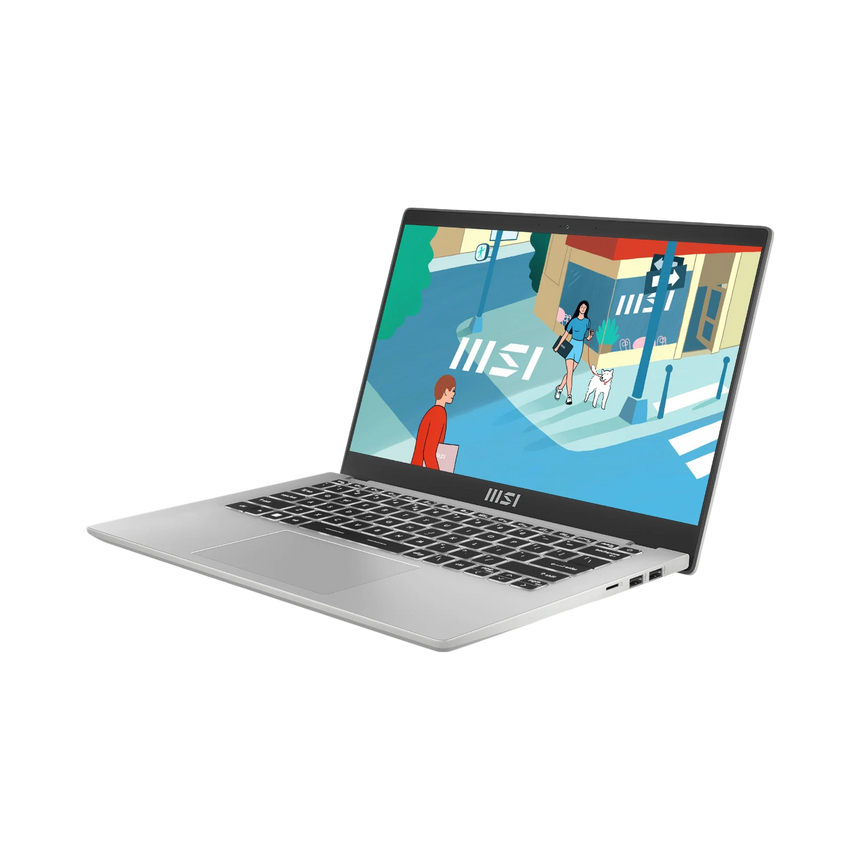 MSI 14" Modern 14 C13M Laptop, Intel Core i7-1355U, 16GB RAM, 1TB SSD (Urban Silver) — Being Shipped