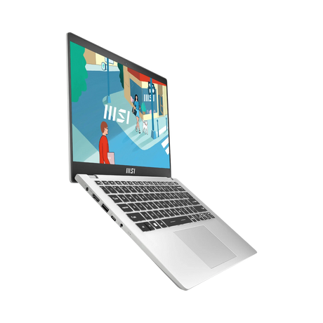 MSI 14" Modern 14 C13M Laptop, Intel Core i7-1355U, 16GB RAM, 1TB SSD (Urban Silver) — Being Shipped