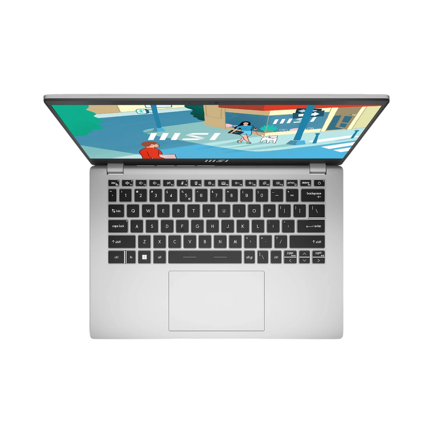 MSI 14" Modern 14 C13M Laptop, Intel Core i7-1355U, 16GB RAM, 1TB SSD (Urban Silver) — Being Shipped