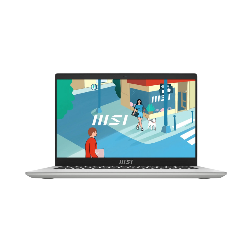MSI 14" Modern 14 C13M Laptop, Intel Core i7-1355U, 16GB RAM, 1TB SSD (Urban Silver) — Being Shipped