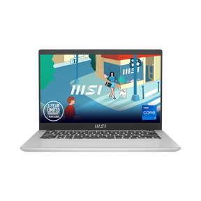 MSI 14" Modern 14 C13M Laptop, Intel Core i7-1355U, 16GB RAM, 1TB SSD (Urban Silver) — Being Shipped