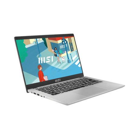 MSI 14" Modern 14 C13M Laptop, Intel Core i7-1355U, 16GB RAM, 1TB SSD (Urban Silver) — Being Shipped