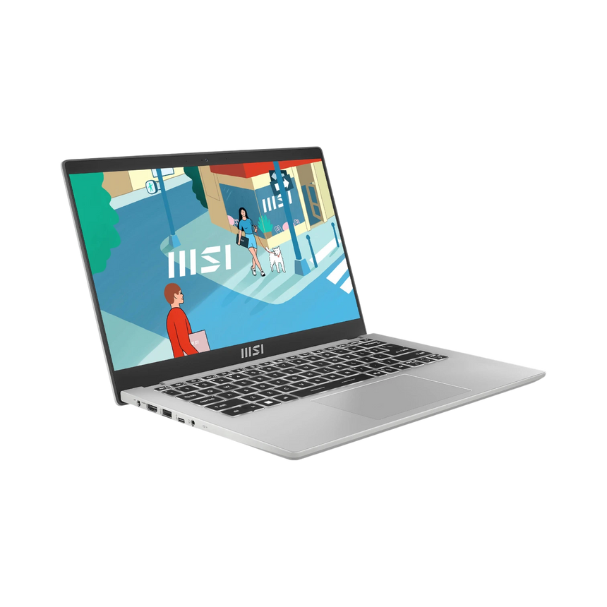 MSI 14" Modern 14 C13M Laptop, Intel Core i7-1355U, 16GB RAM, 1TB SSD (Urban Silver) — Being Shipped