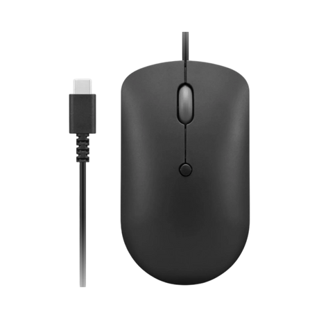 Lenovo 400 USB-C Wired Compact Mouse (Black) — Being Shipped