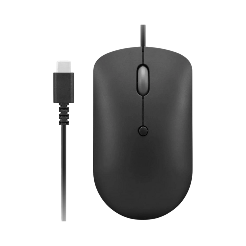 Lenovo 400 USB-C Wired Compact Mouse (Black) — Being Shipped