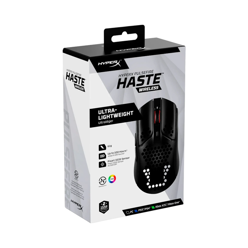 HyperX Pulsefire Haste Wireless Gaming Mouse (Black) — Being Shipped