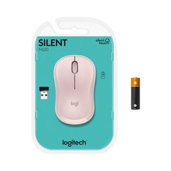 Logitech M220 SILENT Wireless Mouse (Rose) — Being Shipped