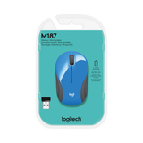 Logitech M187 Wireless Ultra Portable Mouse (Blue) — Being Shipped