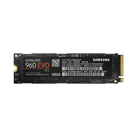 Samsung 960 EVO 500GB 1,800 MB/s NVMe M.2 Internal SSD — Being Shipped