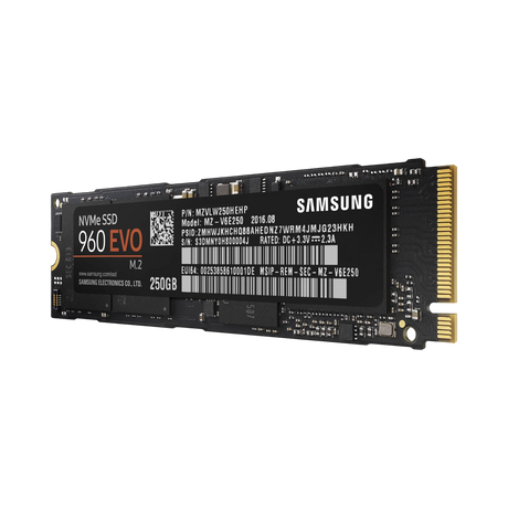 Samsung 960 EVO 250GB 1,500 MB/s NVMe M.2 Internal SSD — Being Shipped