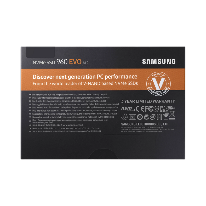 Samsung 960 EVO 250GB 1,500 MB/s NVMe M.2 Internal SSD — Being Shipped