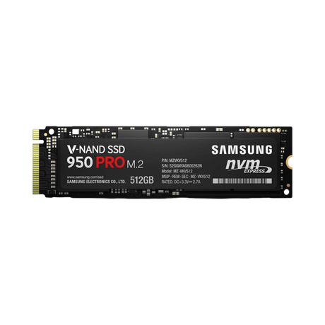 Samsung 950 Pro 512GB PCIe 3.0 x4 NVMe M.2 Internal SSD — Being Shipped