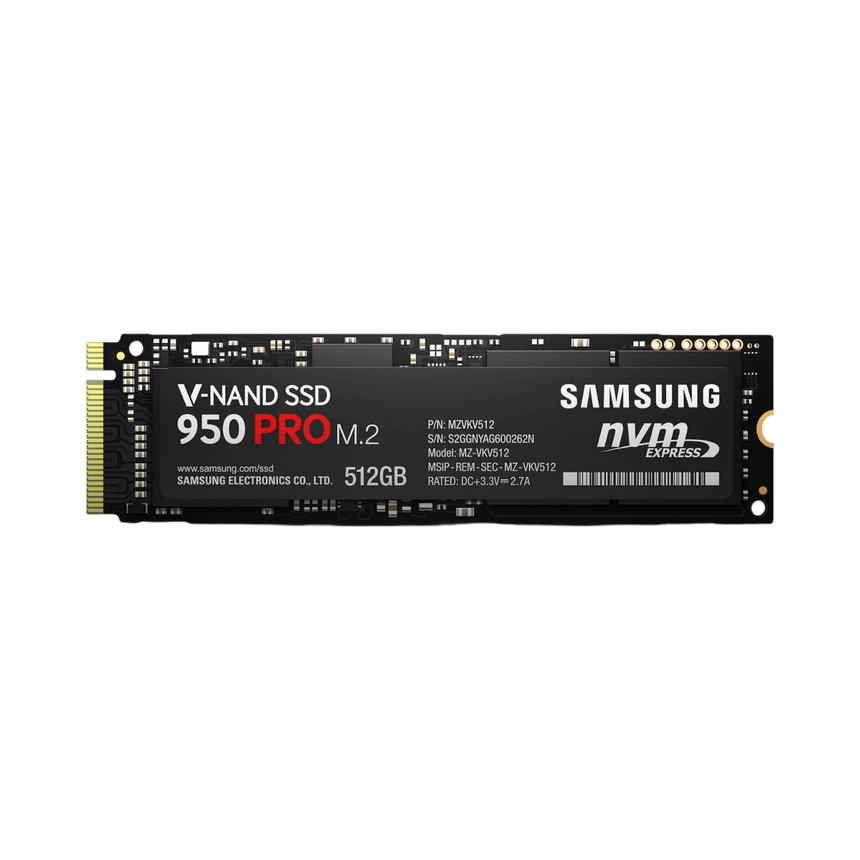 Samsung 950 Pro 512GB PCIe 3.0 x4 NVMe M.2 Internal SSD — Being Shipped