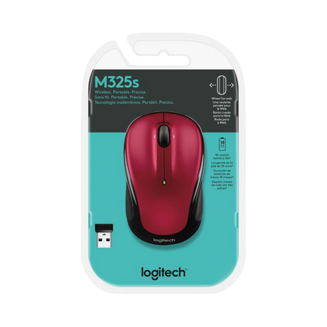Logitech M325S Wireless Mouse (Red) — Being Shipped