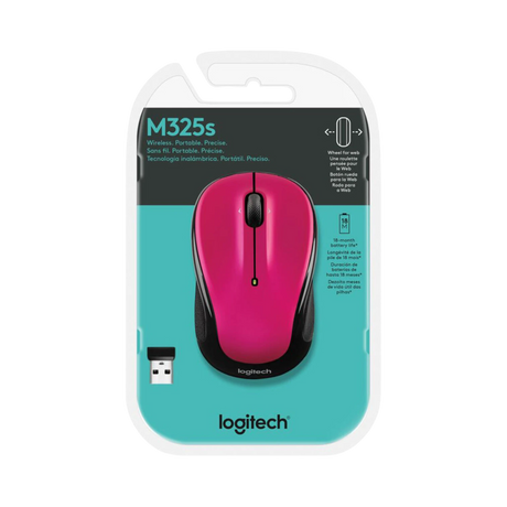 Logitech M325S Wireless Mouse (Brilliant Rose) — Being Shipped