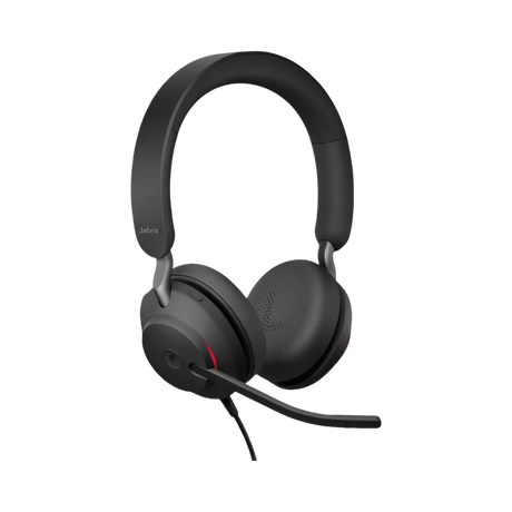 Jabra Evolve2 40 SE Mono Wired On-Ear Headset (Black) — Being Shipped